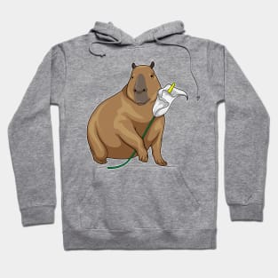 Capybara Calendula Flower Hoodie